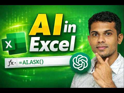 ChatGPT for Excel Add in Easy Tutorial for Beginners
