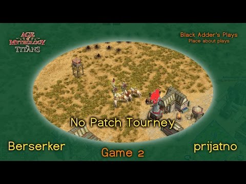 No Patch Tourney, R1 - Berserker vs. prijatno, G2 - Thor vs. Oranos, Savannah - Age of Mythology: TT