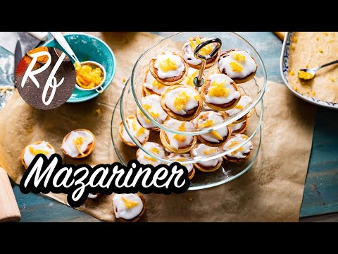 How to make Swedish Mazariner. An almond cake with sugar glazing and shortcrust pastry. >