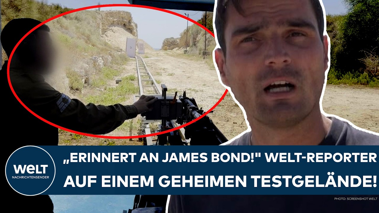 KRISE IN NAHOST: "Erinnert an James Bond!" WELT-Reporter auf einem geheimen Testgelände!