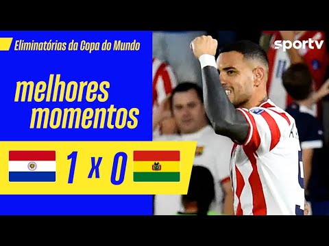 Gols e lances de Paraguai x Bolívia
