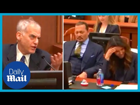 Johnny Depp and Camilla Vasquez's hilarious reaction to Dr Spiegel cross-exam