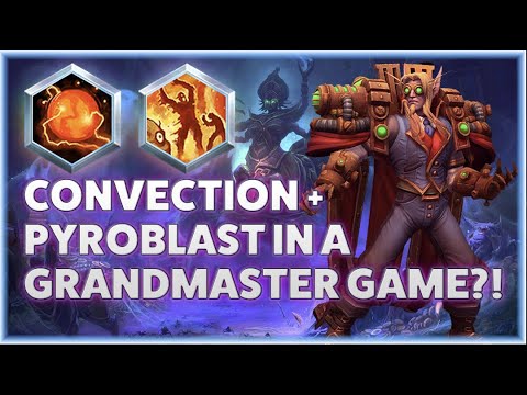 Kaelthas Pyroblast - CONVECTION + PYROBLAST IN A GRANDMASTER GAME?! - B2GM Season 2 2025