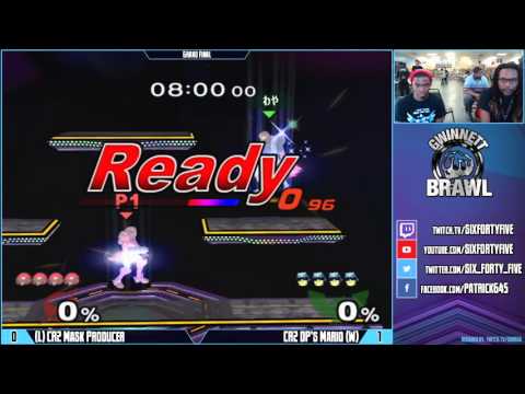 GB Dec 12, 2015 - SSBM - Grand Final - CR2 Mask Producer vs CR2 DPs Mario
