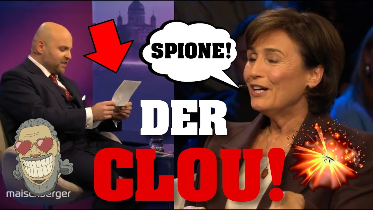 ERBITTERTER Schlagabtausch mündet in fesselnden Spionage-KRIMI! 💥⚡️ | maischberger #PolitSatire