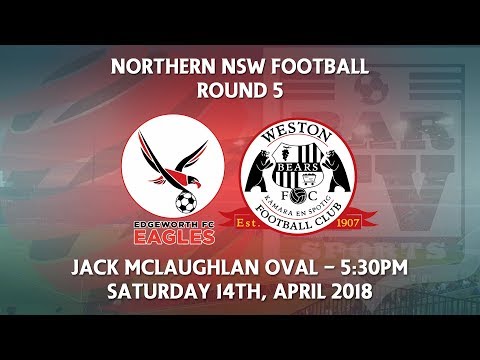2018 NNSWF NPL Round 5 - Edgeworth Eagles FC v Weston Workers Bears FC