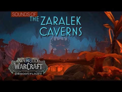 Sounds of the Zaralek Caverns | World of Warcraft music and scenery #wow #gamingmusic #dragonflight