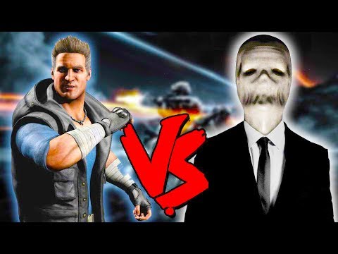 Johnny Cage Vs Slender Man Army - Epic Battle - Mortal Kombat Costume Skin Mod