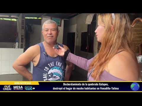 #Atención | Más de 200 familias afectadas por desvío de la quebrada Galapos en Venadillo