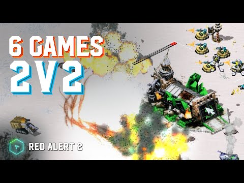 6 Progressively Better 2v2s - Red Alert 2: Yuri's Revenge
