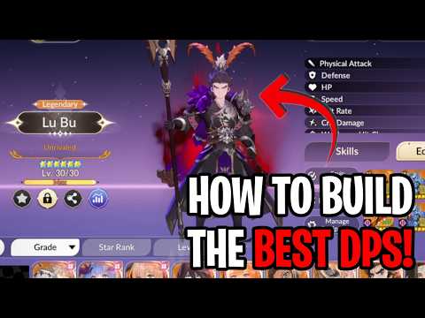 How To Build Lubu? INSANE Damage Dealer! [Seven Knights: Rebirth]