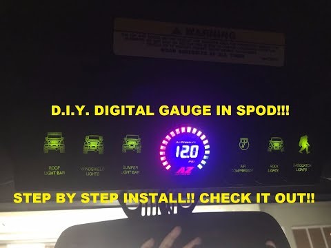 How to customize your sPod with digital gauge! Must see!