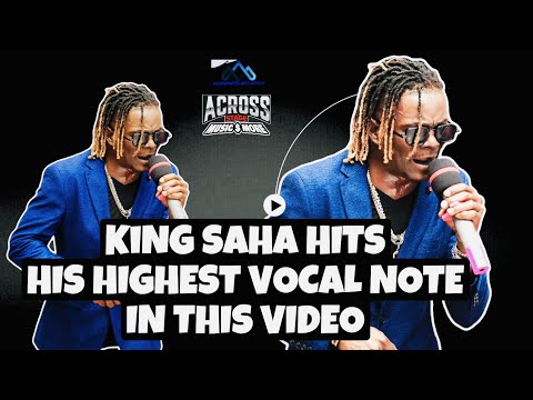 King Saha Hits His Highest Vocal Note In This Stage Performance