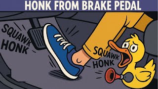 2016-2022 Lexus RX450h repair squawk knock honking noise when applying or releasing the brake pedal