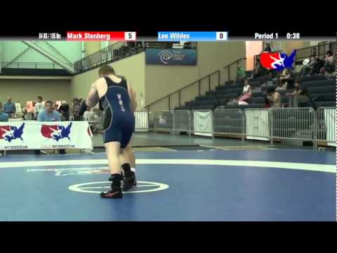 University Nat`ls GR 84 KG / 185 lbs: Mark Stenberg vs. Lee Wildes