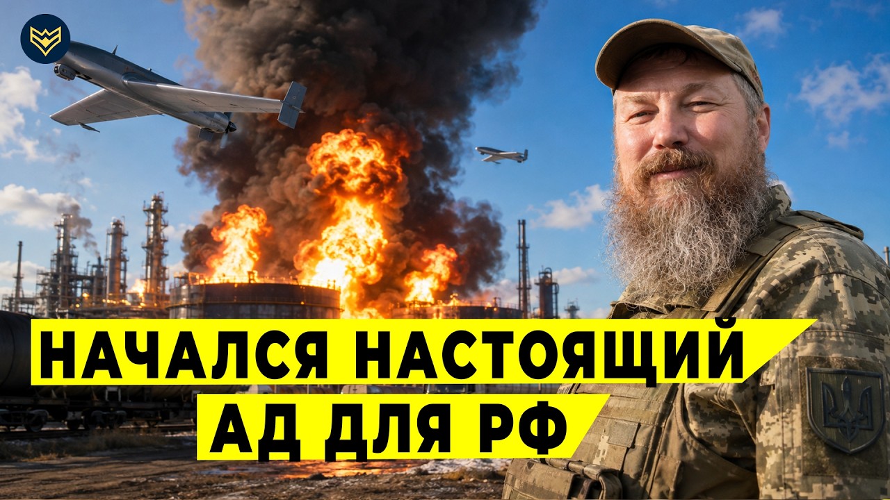 СОТНИ ДРОНОВ И ОГНЕННЫЕ ШАРЫ НАД РФ! Украина нанесла один из самых болезненн?