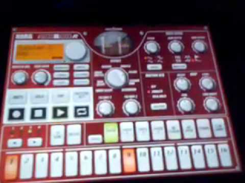 Demo tracks on iPad Korg iElectribe