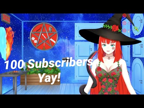 Witch Waifu VTuber's Wild 100 Sub Celebration!