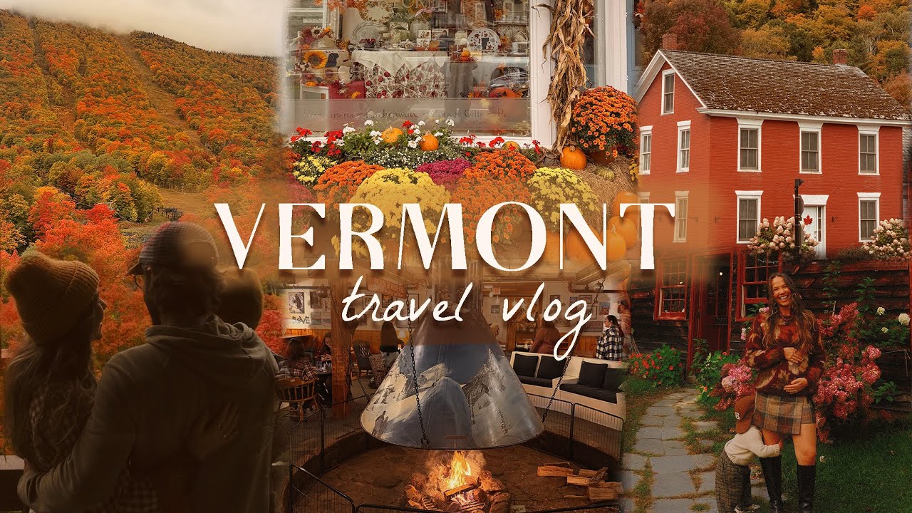 AUTUMN IN VERMONT 🍁 apple picking, cider mill, fall foliage, & exploring Stowe!