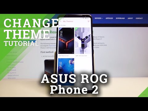 How to Change Device Theme in ASUS ROG Phone 2 – Set Up Device Theme