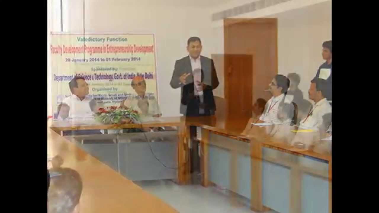 FACULTY DEVELOPMENT PROGRAMME ON ENTREPRENEURSHIP DEVELOPMENT