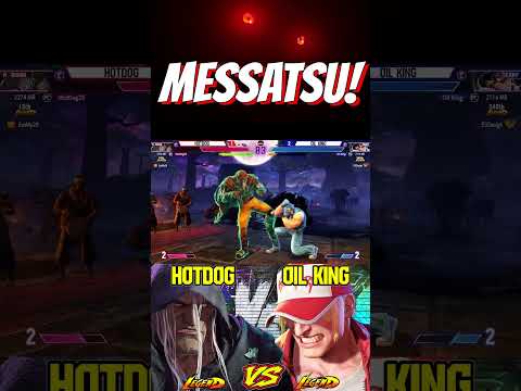 SF6 HotDog (M.Bison) VS Oil King (Terry)💥Messatsu💥