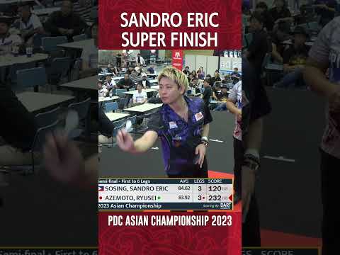 【SUPER FINISH】Sandro Eric Sosing part 2【PDC ASIAN CHAMPIONSHIP 2023】