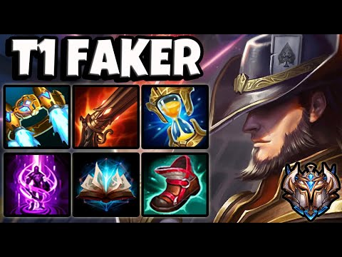 T1 Faker TWISTED FATE vs LUCIAN [ MID ] Patch 11.11 Korea Challenger ✅