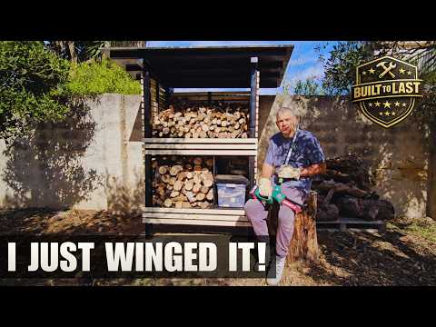 We Built a Log Store From Scratch and It Wasn’t Easy | Sicily Renovation!