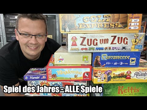 Spiel des Jahres - Kurzvorstellung aller Spiele mit allen wichtigen Infos