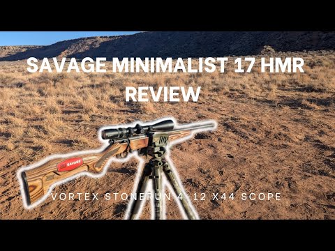 Savage Minimalist 17 HMR REVIEW \u0026 VORTEX STONERUN SCOPE