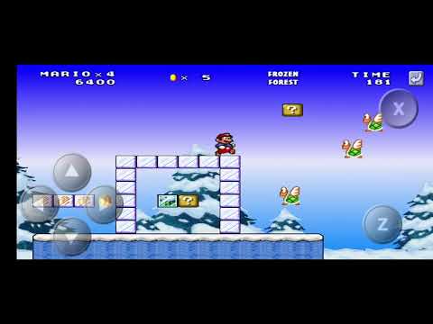 Mario Forever Android Ice version Frozen Forest