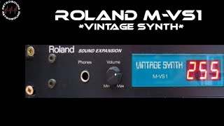 Video thumbnail for Roland M-VS1 "Vintage Synth" (1995) CS-80, Jupiter-8, PPG, OB-X, Prophet-5  Pads & Mellotron, Solina by RetroSound