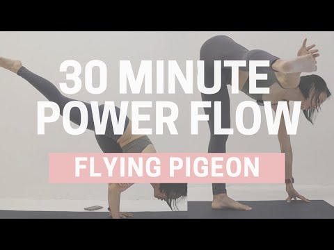 30-Min Intermediate/Advanced Yoga Flow with Erin - Hips/ Flying Pigeon