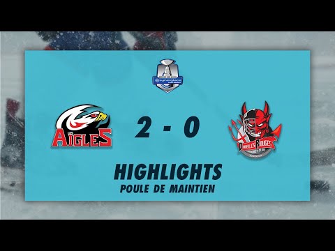 Aigles de Nice 2-0 Diables Rouges de Briançon - Highlights - SLM Poule de Maintien 2022/23