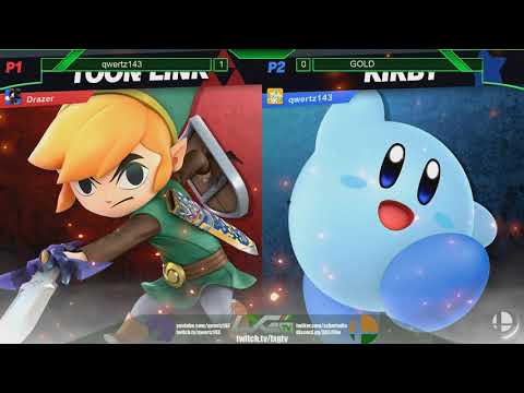 GOLD (Dedede/Toon Link) vs qwertz143 (Kirby) - SSB India December Online Tournament