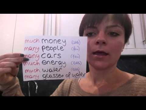 Nadja erklärt: much oder many & little oder few