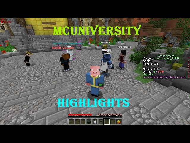 Mcuniversity Minecraft Server