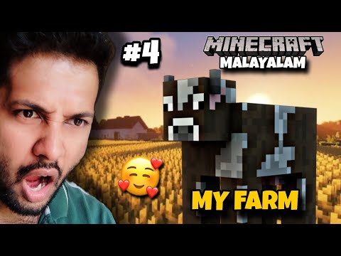 Mallu Gamer Aswin - EPIC FARM BUILD 🔥🔥!!  | BUILDING MY FIRST FARM IN MINECRAFT| MALAYALAM  ( Part 4 )