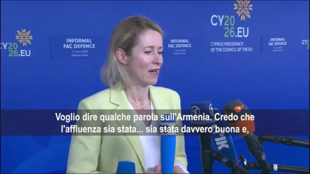 Kallas su elezioni Armenia: Hanno scelto futuro europeo nonostante le pressioni russe