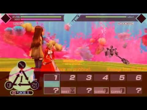 Fate/EXTRA - Round 6: Rin Route - Saber vs Unknown (Day 5)