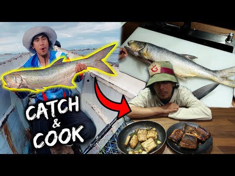 Nahuli Namin Sa Manila Bay | How to Catch and Cook Threadfin Salmon / Mamale