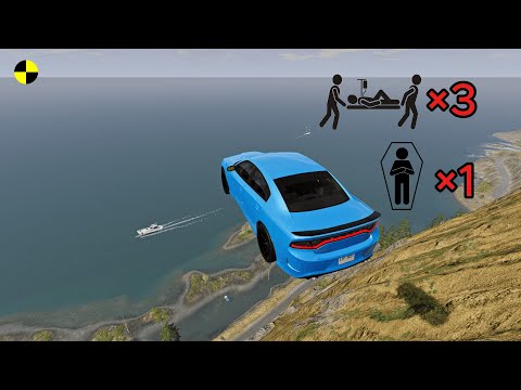 Realistic High-Speed Car Crashes in BeamNG.drive #71 | Ultra Detailed Crash Compilation