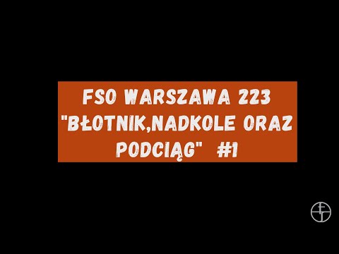 FSO Warszawa 223 " Błotnik, nadkole oraz podciąg " #1