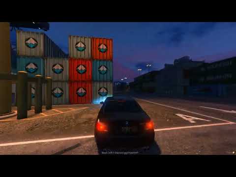 GTA 5 M5 E60 Drifting at the Docks | MOD | FiveM | MADDRIFT