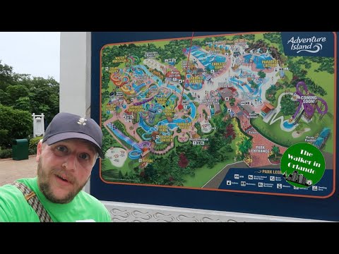 Failed First Trip to Adventure Island Busch Gardens Water Park | Quick Walkaround and VERY COLD