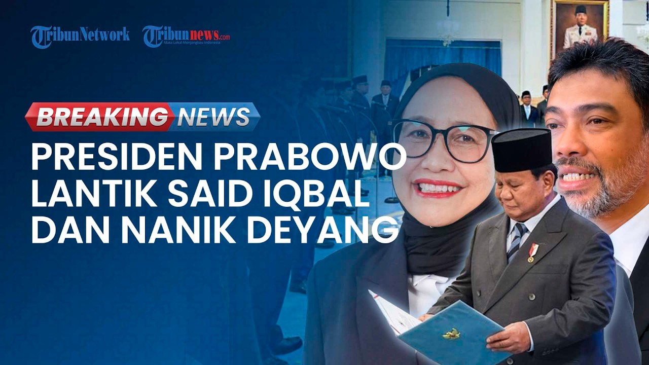 BREAKING NEWS: Prabowo Lantik Said Iqbal Jadi Penasihat Presiden & Nanik Deyang sebagai Kepala BGN