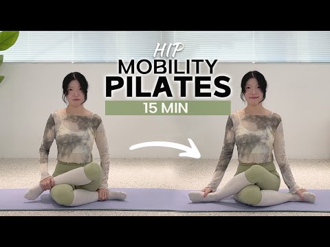 15 MIN HIP MOBILITY PILATES WORKOUT – Improve Your Form with Flexible, Open Hips