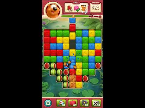 Toon Blast Level 3291 - NO BOOSTERS 🐻🐺🐱 | SKILLGAMING ✔️