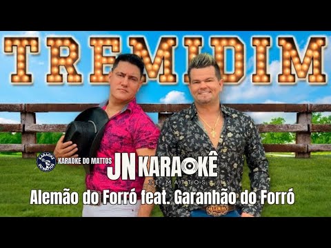 TREMIDIM  ALEMÃO DO FORRO  FEAT  GARAMHÃO DO FORRO  KARAOKE DO MATTOS